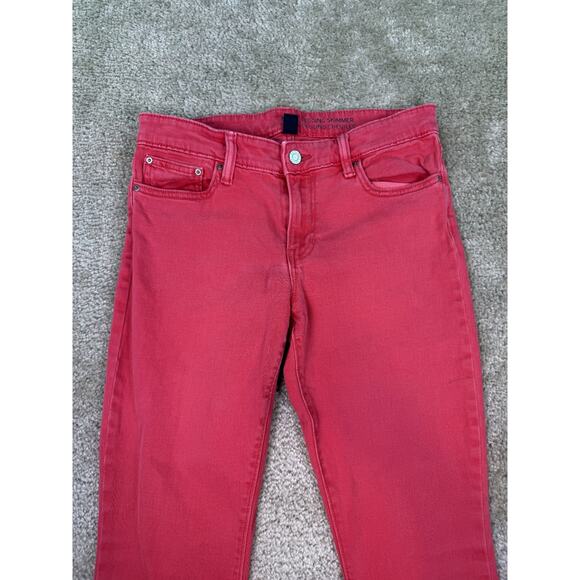 Gap Womens Jeans Size 6 28 R Skimmer Legging Pink Jean Stretch Denim Pants C516 - Picture 2 of 13